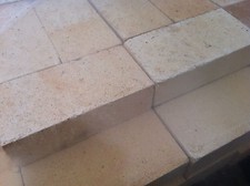 Fire bricks 230 x 114 x 76mm pizza oven firebricks BBQ heat set of 15 (61446)