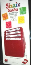 Flower Sizzix Sizzlits Die Set 38-9626 NEW 