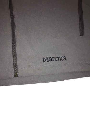 Marmot M3 Jacket Men Gray Softshell Full Zip Windproof Outdoor Hiking XL - Picture 12 of 13