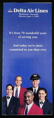 DELTA AIR LINES - SYSTEM TIMETABLE - 1 JUNE 1999