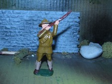 EXCELLENT BARCLAY LEAD TOY SOLDIER CONVERSION TO SOLDIER SHOOTING IN AIR