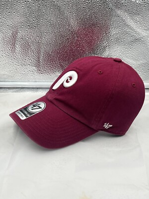 Philadelphia Phillies MLB '47 Brand Throwback Red Clean Up