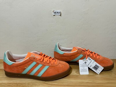 Adidas Gazelle Indoor Originals Easy Orange/Mint/Gum Size Men's