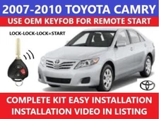 PLUG & PLAY REMOTE START 2007-2010 TOYOTA CAMRY NON G-KEY