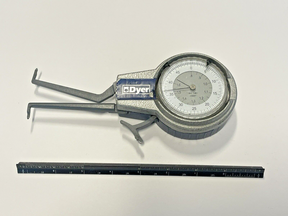 Precision Dyer Internal Dial Bore Gauge 0.8-1.6 Inch x 0.0005 Inch for Grooves and O-Rings