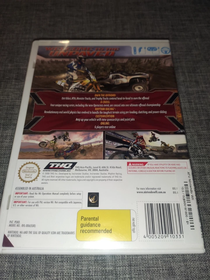 MX Vs ATV Untamed Nintendo Wii  - Image 2 of 3