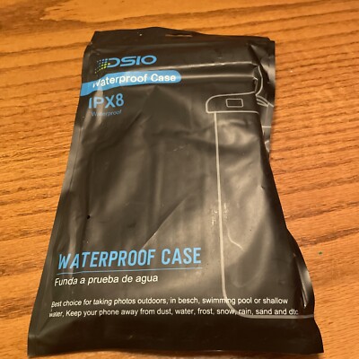 DSIO waterproof phone case/bag black/ blue. S1