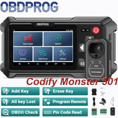 OBDPROG 501 Car K-y Pr-gramming Tool OBD2 Scanner EEPROM Pin Im/mobilizer Chip