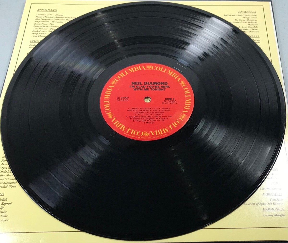 ニール・ダイヤモンド レコードセット Neil Diamond – I'm Glad You're Here With Me Tonight – Vinyl