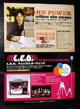 John Power The Long Blondes AM Radio VINTAGE JAPAN ONLY 1 COLOR PAGE MEGA RARE!!