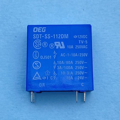 1PC OEG SDT-SS-112DM 12VDC Power Relay 4Pins #A6-3