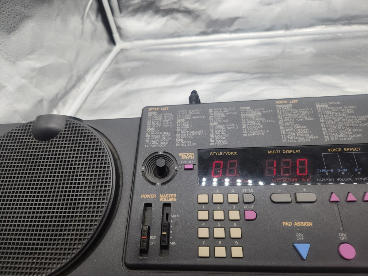 Yamaha PSS-790 digital piano keyboard synthesizer with 4 track