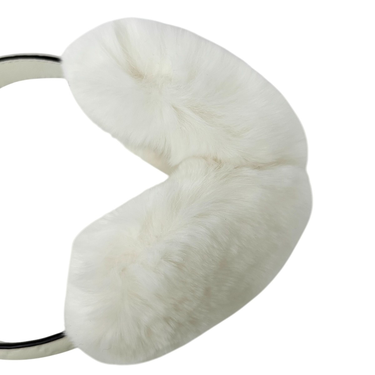 GUCCI グッチ イヤーマフラー GUCCI Vintage GG Logo Earmuffs Accessory White Brown Fur