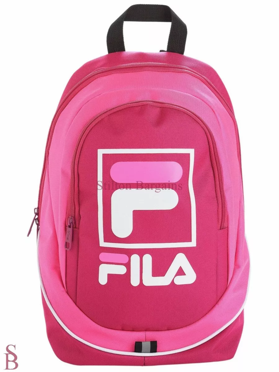Pink FILA Backpack 14 or 26 litre BNIP Rucksack School Gym Sports Bag
