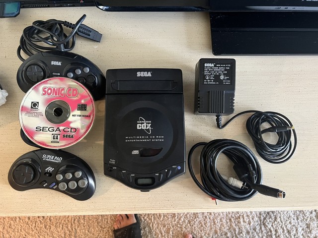 Sega Genesis CDX Launch Edition Black Console (NTSC)