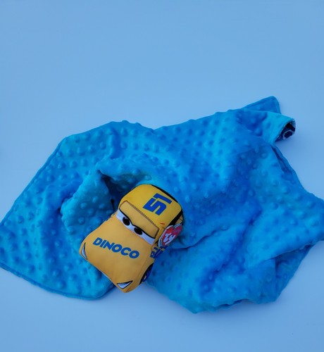 Lovey Mater Cars Beanie Plush Security Blanket minky kids Lovey Plush car 4 kids - Picture 7 of 20