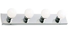Design House 4-Light Chrome Transitional Vanity Light