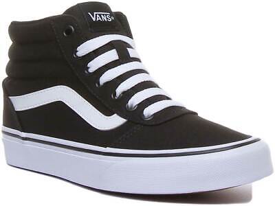 vans ward hi women's skate shoes black