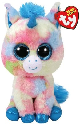 Ty Beanie Boo Boos 37261 Blitz The Unicorn Medium 23cm for sale 