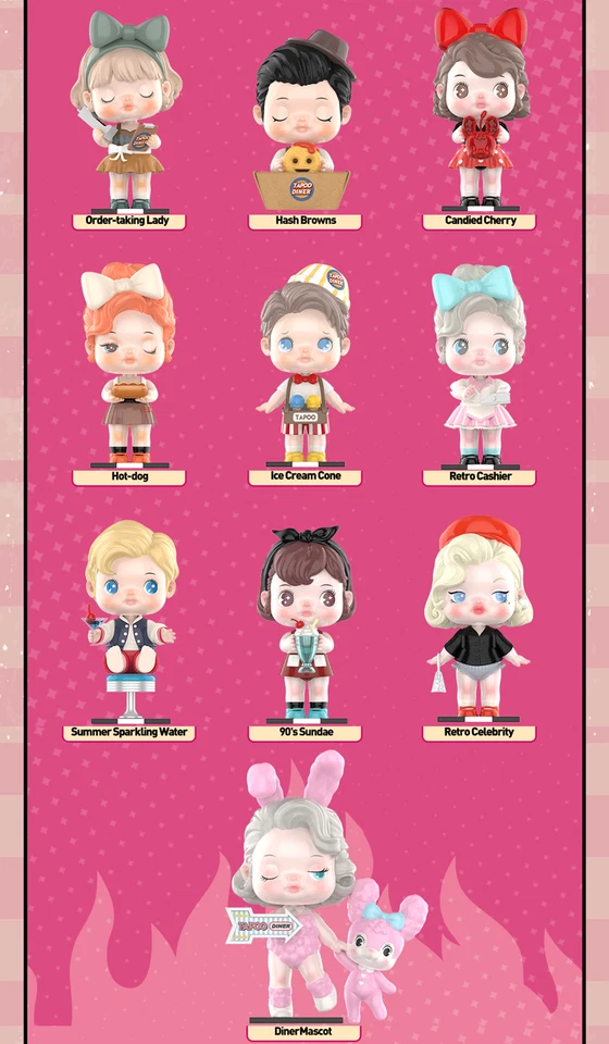 Figura confirmada original Tapoo Retro Diner Series ¡LO ÚLTIMO! #TAZAS Foto 2 de 4