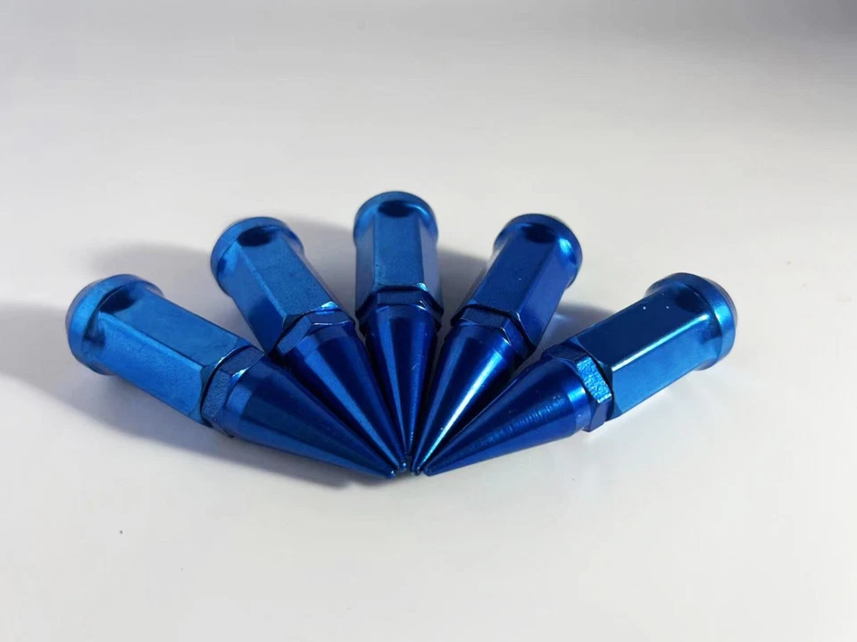 TUERCAS DE ESPIGA YAMAHA VIKING WOLVERINE YXZ KAWASAKI KRX TEREX 12 MM X 1,25 AZUL Foto 4 de 4