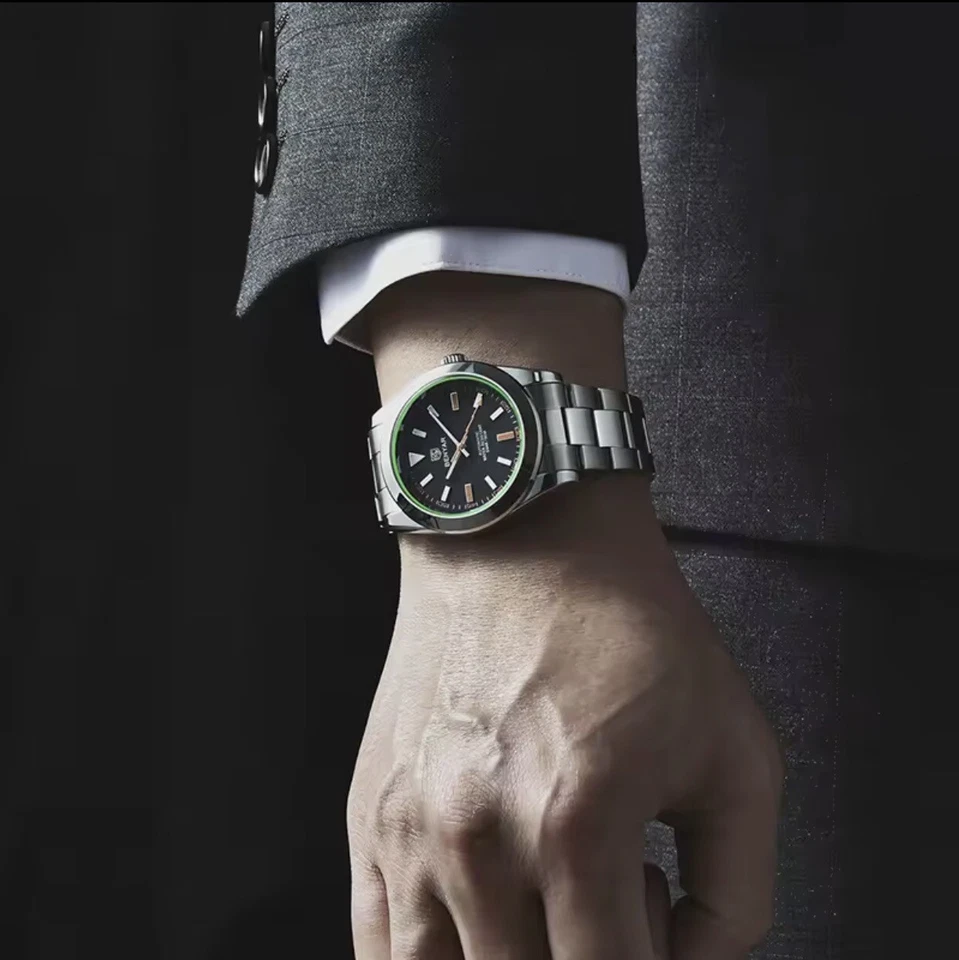 Reloj Hombre BENYAR Marca Lujo Automático Impermeable Acero Inoxidable Nuevo 2025 Foto 3 de 4