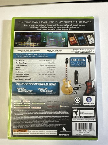 Rocksmith (Microsoft Xbox 360, 2011) Complete with Manual CIB New Seal - Picture 2 of 10