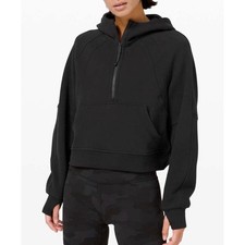 Lululemon Scuba Oversized Half Zip Hoodie Black XS/S