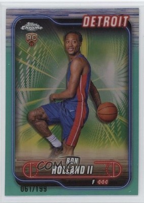 2024-25 Topps Chrome Aqua Refractor 61/199 Ron Holland II #133 Rookie RC 1mc0
