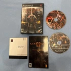 God of War 2 Black Label Sony PlayStation Ps2 Two Disc Set W/ Manual CIB- Tested