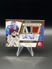 PETER BUDAJ 2008-09 SP Game-Used SIGnificant Swatches Patches Autograph 09/10