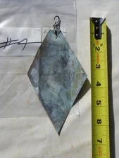 Paolo Soleri 6" Diamond Replacement Fin for Bronze or Ceramic Wind Bell #4 - NEW