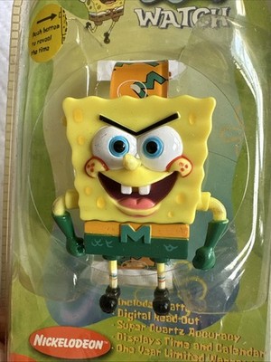 Spongebob Squarepants Watch Clicks   2002 ￼ Brand-New