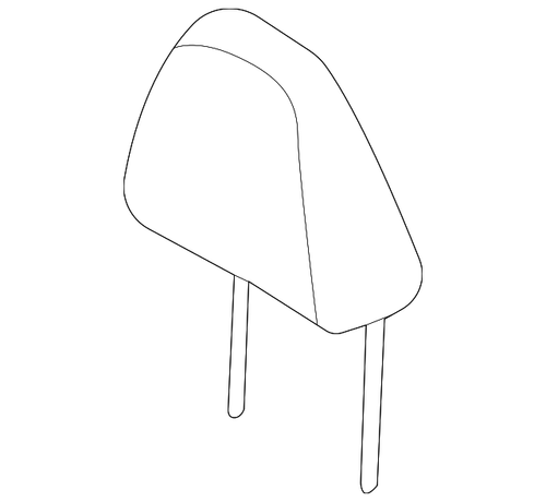 Genuine Nissan Headrest 86400-6RR0B - Bild 1 von 3