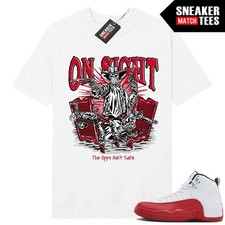 Retro 12 Cherry Shirt to Match   On Sight Graphic Tee   Sneaker Outfit
