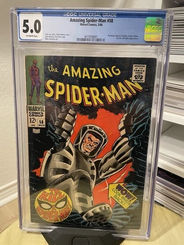 Marvel Amazing Spider-Man #58 CGC 5.0 1968 Stan Lee John Romita Comic