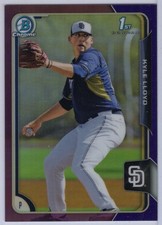 2015 Bowman Chrome Purple Refractor #BCP47 Kyle Lloyd #'d 063/250