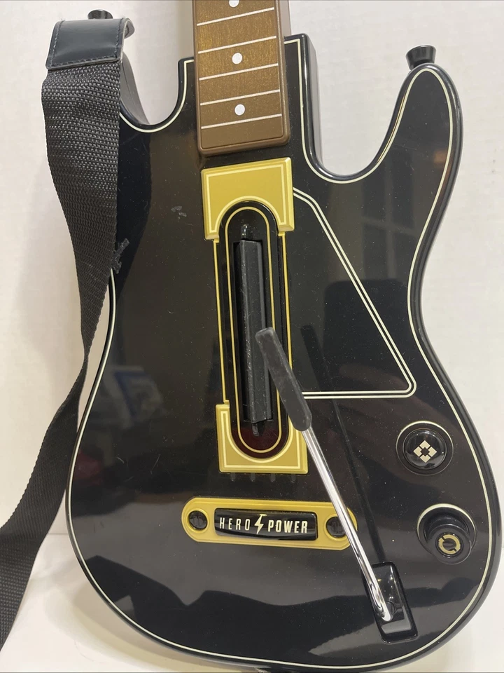 Activision Guitar Hero Power Wireless Guitar Xbox 360 PS3 No Dongle With Strap - Image 2 of 4
