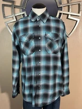 Dixxon Flannel Co Shirt Mens S Pensacola Button Up Plaid Flannel Pearl Snap