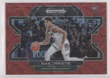2022-23 Panini Prizm Draft Picks Choice Red Variation 72/88 Max Christie #90 rf2