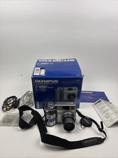 Olympus Camedia C-4000 Zoom 4MP Digital Camera Tested w/ Box Accessories