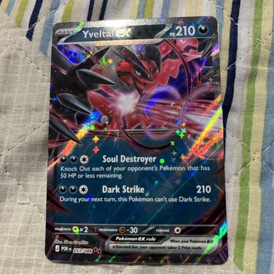 Pokémon Yveltal EX Full Art Holo Ultra Rare Card 054/088 210 HP XY English 
