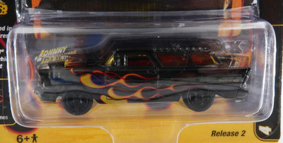 Johnny Lightning 1:64 A.S.S NEU Chevy Nomad Black Box with Flames Street Freaks