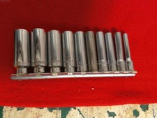 Mac Metric Socket Set 10 Pc 5mm-14mm Deep Well 14 Drive 6 Point Rail Usa Mac Metric Socket Set 10 Pc 5mm-14mm Deep Well 14 Drive 6 Point Rail Usa
