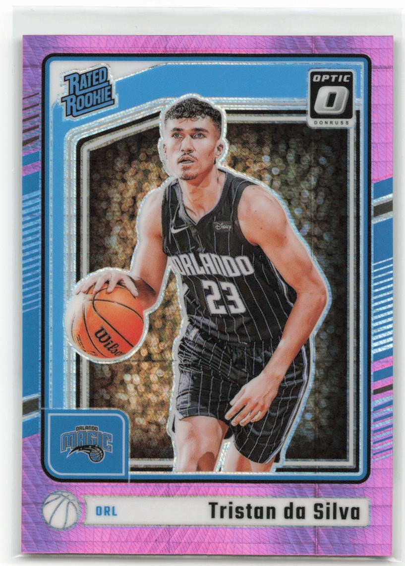 2024-25 Panini Donruss Optic Pink Hyper Tristan da Silva #260 Orlando Magic RC