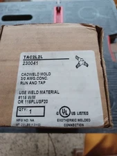 nvent ERICO Cadweld IPA TAC2L2L 3/0 CONC 3/0 CONC 115 W/N MOLD