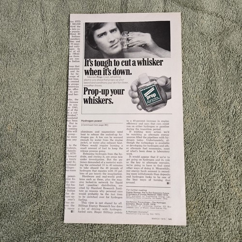 1975 MENNEN Prop Electric Pre-Shave Vintage Magazine Print Ad - Man ...