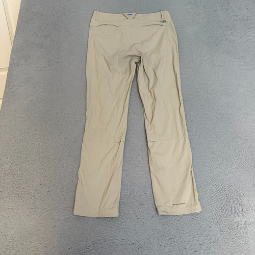Columbia PFG Pants Womens Size 8 30L Beige - Picture 7 of 9