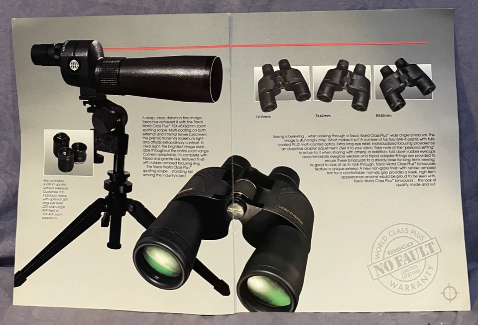 Tasco World Class Plus 1991 Optics catalog - Image 4 of 4