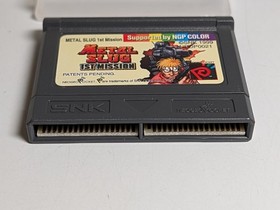 1999 Metal Slug 1st Mission Neo Geo Pocket Color Cartridge Untested Plastic Case